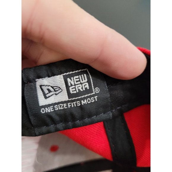 VTG Red NEW ERA- SAN FRANCISCO SF 49ers Super Bowl Fed. 3rd 2013 Adj Hat Cap NFL - Picture 4 of 4